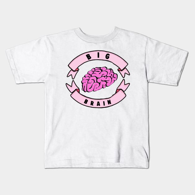 Yeah, This Is Big Brain Time Meme Kids T-Shirt by Barnyardy